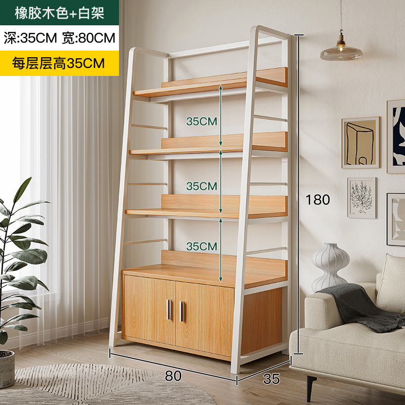 Estante simple estante de almacenamiento de múltiples capas estante de exhibición sala de estar estantería hogar dormitorio piso gabinete de almacenamiento sub-estante