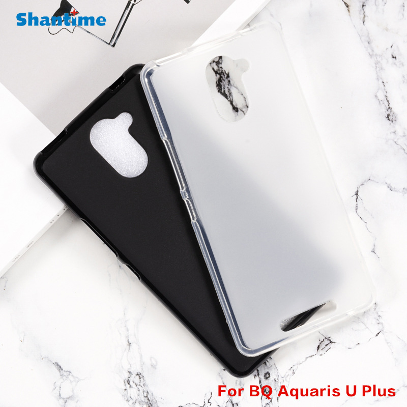 适用BQ Aquaris U Plus手机壳翻盖手机皮套TPU布丁套软壳