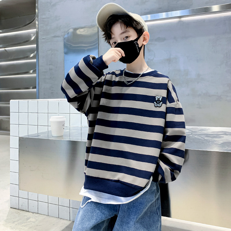 Autumn top, outfit, base coat, big cloth, boys' hoodie, spr and autumn collection, 2024 new item, children's_voghion.com