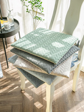 日系椅子垫加厚北欧家用餐椅垫防滑办公室久坐坐垫学生凳座垫