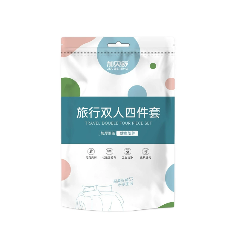 Лист, набор мультфильм, пододеяльник, наволочка для отеля, ручной мешок на кровать, комплект из 4 предметов