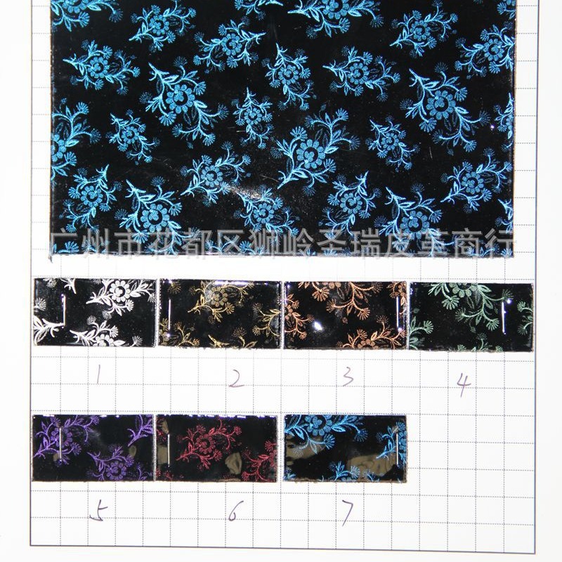 厂家直销 江苏镜面花朵箱包皮革镜面花朵SR-4018大量现货