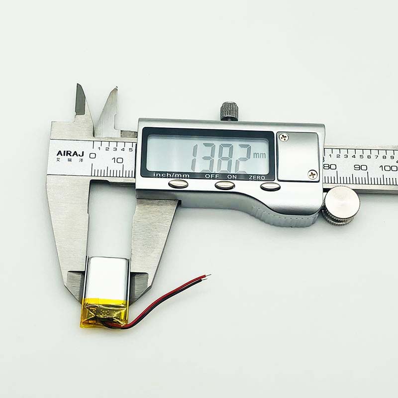 3.7V polymer lithium battery 401 520 100mAh applicable Bluetooth headset selfie stick Smart Lock GPS