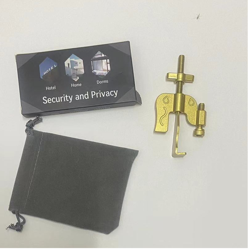 Puerta bloqueo artefacto para niñas que viven solas seguridad Hotel Puerta bloqueo Hotel interior puerta parada hogar dormitorio puerta superior Accesorios