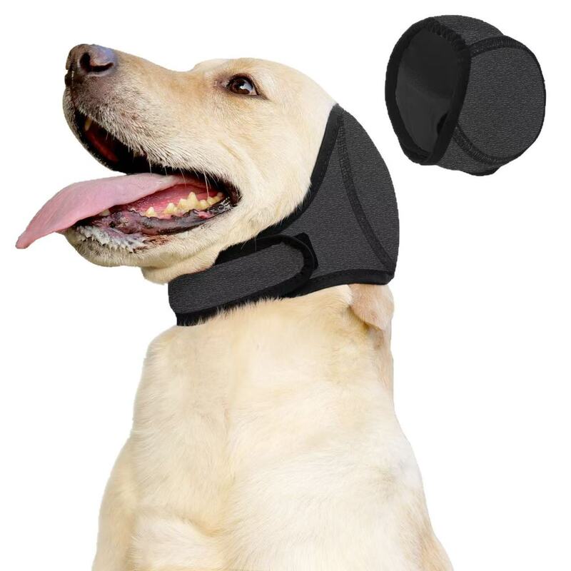 人気ペット犬用耳当て 夏の水泳用 防水・防音・騒音軽減 犬の感情を落ち着かせるヘッドギア 恐怖を防ぐ|undefined