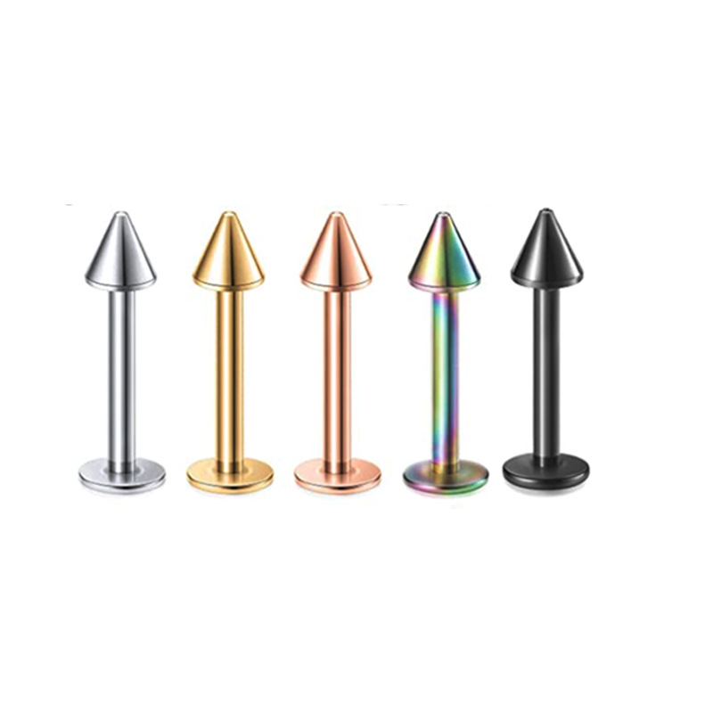 8 Colors Stainless Steel Star Lip Nails, Eyebrow Nails, Nose Nails, Ear Bone Nails Set of 5 - Piercing Jewelry detail image 13