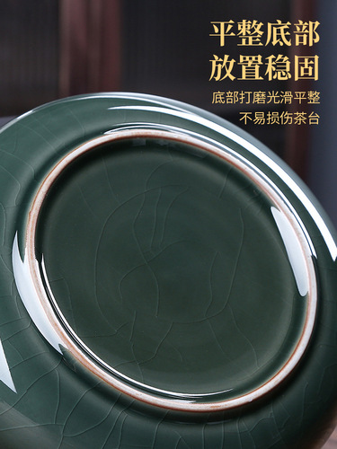 444Z Wholesale Ge Kiln Tea Wash Large Pen Wash Bowl Ceramic Kung Fu Tea Set Accessories Tea Ceremony Spare Parts Tea Sets Home
