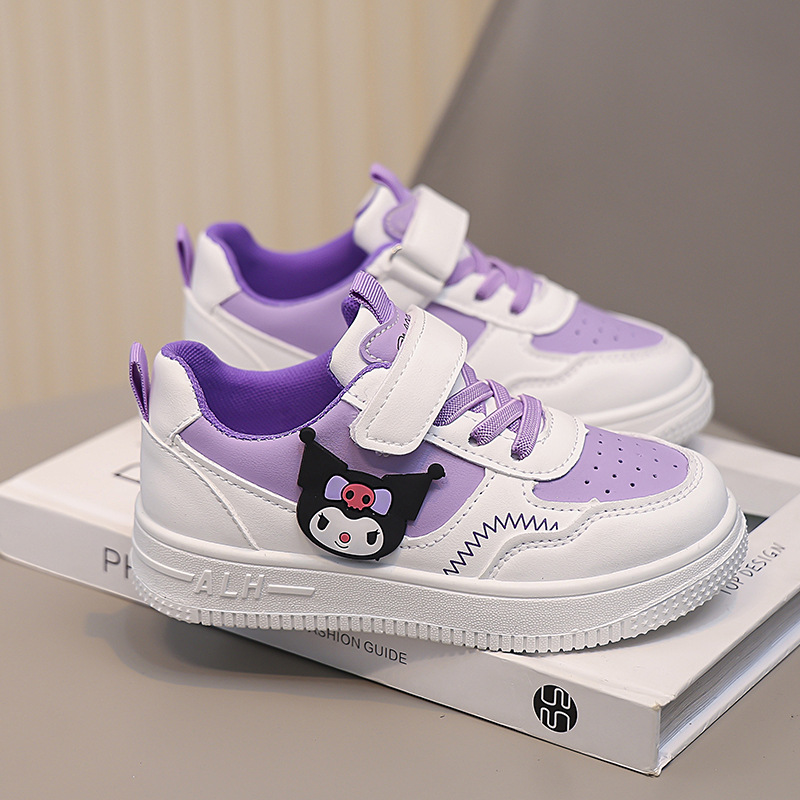 Spot zapatos de niña rosa zapatos de deporte para niños de moda dibujos animados Kulomi lindos zapatos de niña de todo fósforo comercio exterior