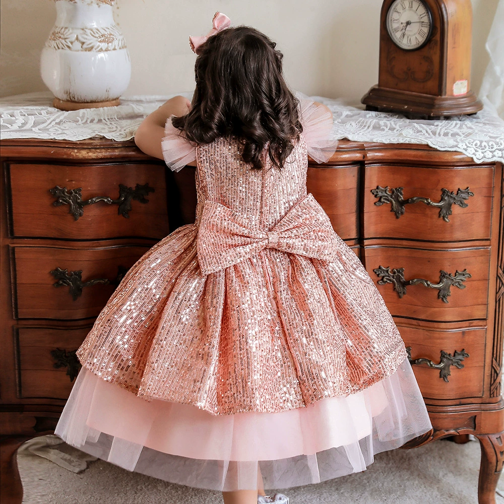 Маленький наряд принцессы для девочки, стразы на ногтях, платье цветочной феи для детей, костюм, подарок на день рождения