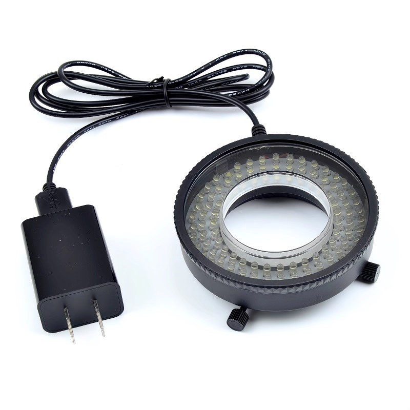 手机维修偏振灯显微镜光源环形灯体式三目专用补光灯防眩可调光