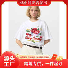 29552 Cherry Funny Women T Shirt Cotton High Quality Graphic