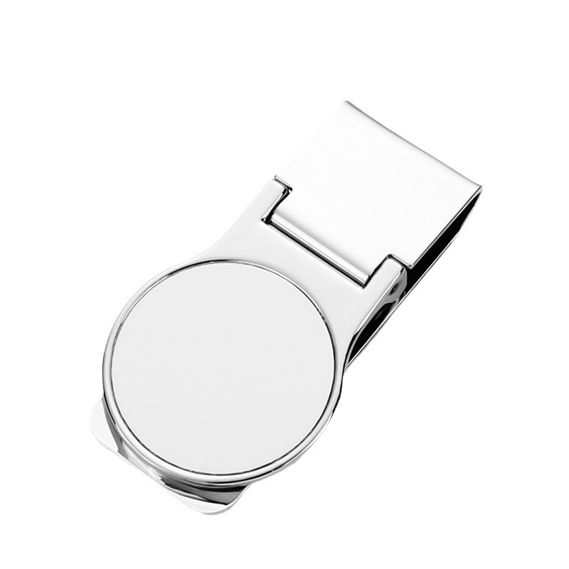 Cartera creativa de suministro transfronterizo, cartera de billetes de acero inoxidable, cartera de tarjetas bancarias, cartera de billetes de metal, regalos de moda, inscripción