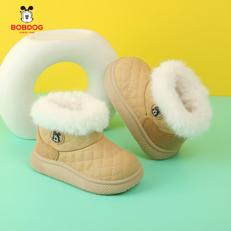 Babudou Children's Snow Boots, Winter Fleece-Lined Warm Indoor Shoes for Girls, Anti-Collision Toddler Shoes for Boys, Walking Shoes Babudou Children's Snow Boots, Winter Fleece-Lined Warm Indoor Shoes for Girls, Anti-Collision Toddler Shoes for Boys, Walking Shoes