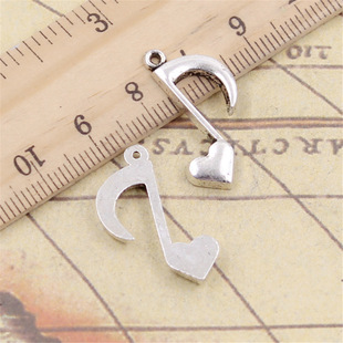 Ancient Silver Love Note DIY Jewelry Accessories Pendant Charm Necklace Bracelet Pendant