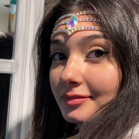 multi drainage drop forehead chain hair accessories exotic AB diamond high end headdress bride accessories female_voghion.com