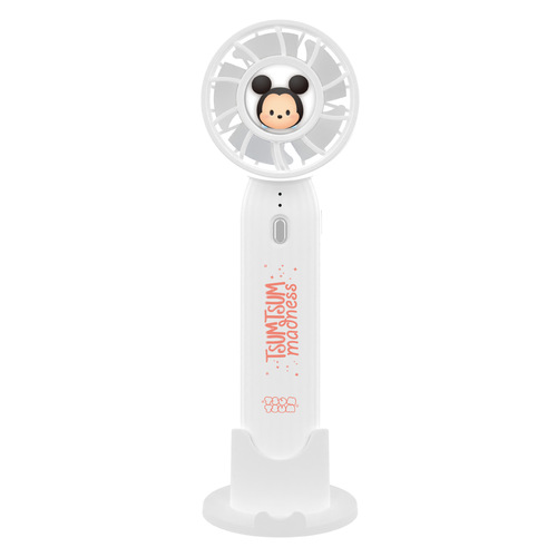 Applicable for Disney official license handheld silent mini USB fan high wind force small fan long-lasting battery