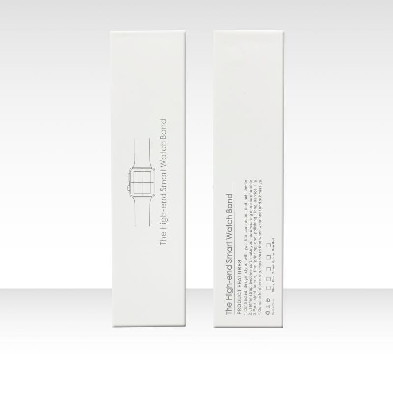 适用watch手表表带天地盖包装盒高档皮质表带包装三株钢带包装盒