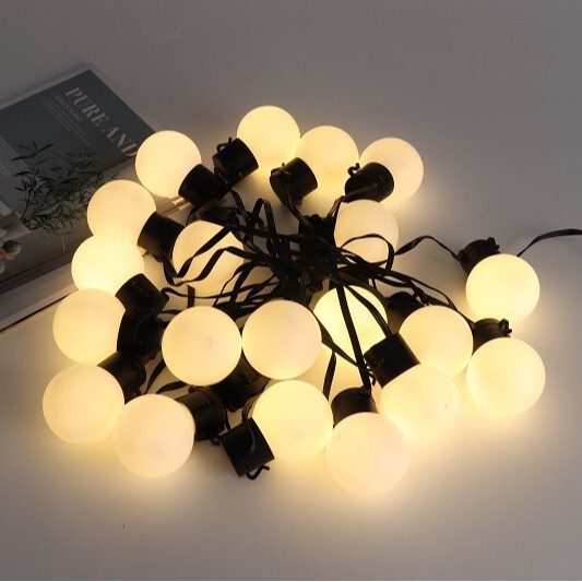 Outdoor Solar High Brightness Light String Light Bulb Outdoor BBQ Sky Curtain Balcony Camping Atmosphere Holiday Decoration Light String