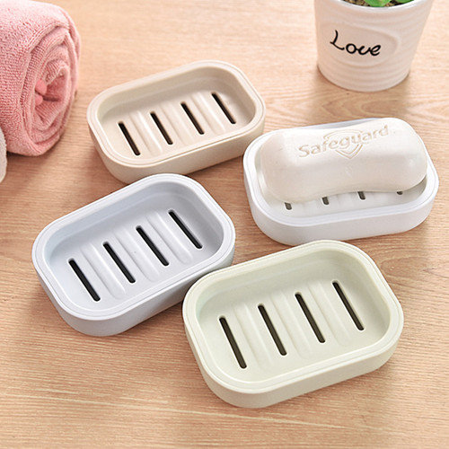 No punching soap box thickened double layer soap box bathroom drain soap box travel portable soap holder soap rack