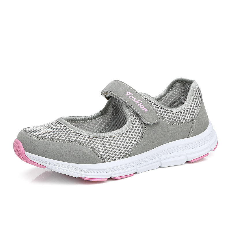 766 zapatos de mujer transfronterizos, zapatos de madre, zapatos planos de suela blanda transpirables para ancianos, zapatos individuales para mujer, zapatos para caminar, zapatos cómodos para el comercio exterior