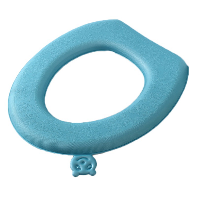 EVA impermeable cojín del inodoro engrosamiento Four Seasons Universal cojín del inodoro adhesivo cubierta del cojín del inodoro del hogar cubierta del inodoro