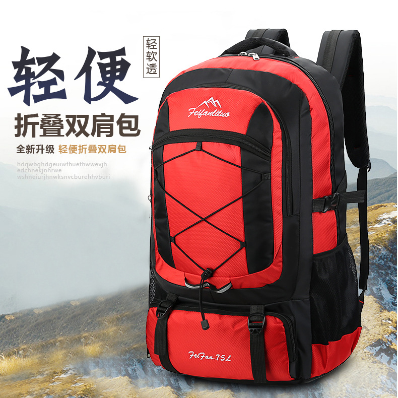 Fábrica al por mayor bolso del alpinismo al aire libre mochila de viaje de gran capacidad mochila de equipaje de trabajo ligero senderismo bolso del alpinismo