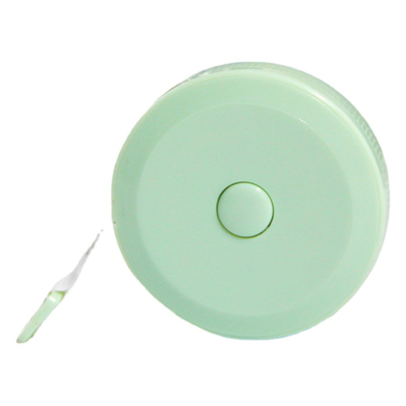 Cinta métrica de plástico de 1.5m al por mayor, retráctil automática, mini y linda, ideal para medir ropa