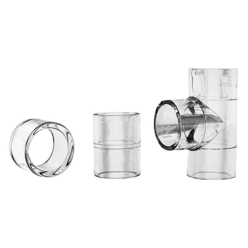 Аквариум Прозрачный водопровод фитинги для акриловых труб коленчатый соединитель тройник для выхода утконоса аксессуары для аквариумных труб пленка для удаления масла