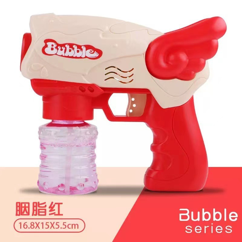 전자상거래 상자 Carmine Red-단일 구멍 완전 자동 버블 머신 + 배터리