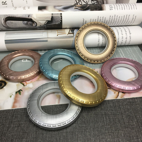 Curtain rings, punched rings, Roman rod hanging rings, fabric buckles, hanging fabric rings, universal silencer ring accessories