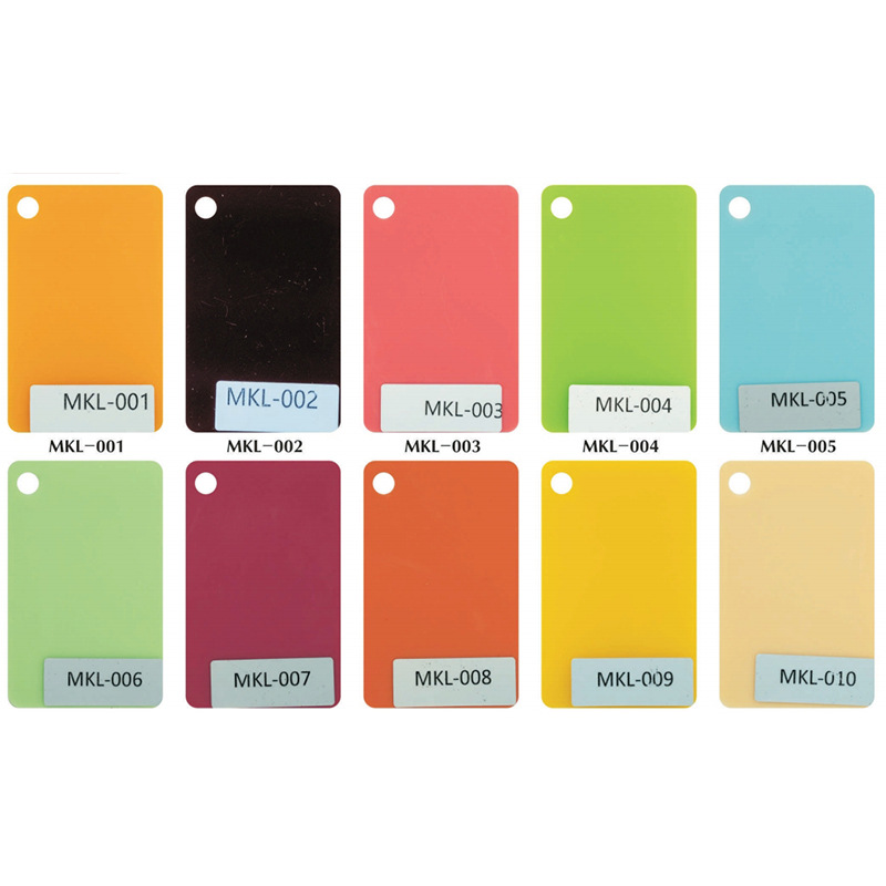 亚克力板马卡龙色有机玻璃板激光切割pmma板UV印刷彩色亚克力板