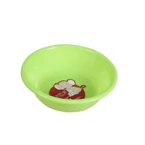 Plastic Basin Household Basin for Washing Vegetables and Face Washing Basin Thick Laundry Basin Fruit Basin Printed Advertisement Basin Wholesale