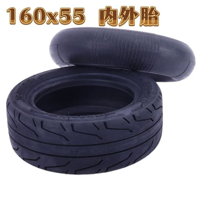 Mini electric scooter tire 160x55 outer tire compatible with 165x65 inner tube scooter accessories inner and outer tires (Yolsuzluq şinləri)