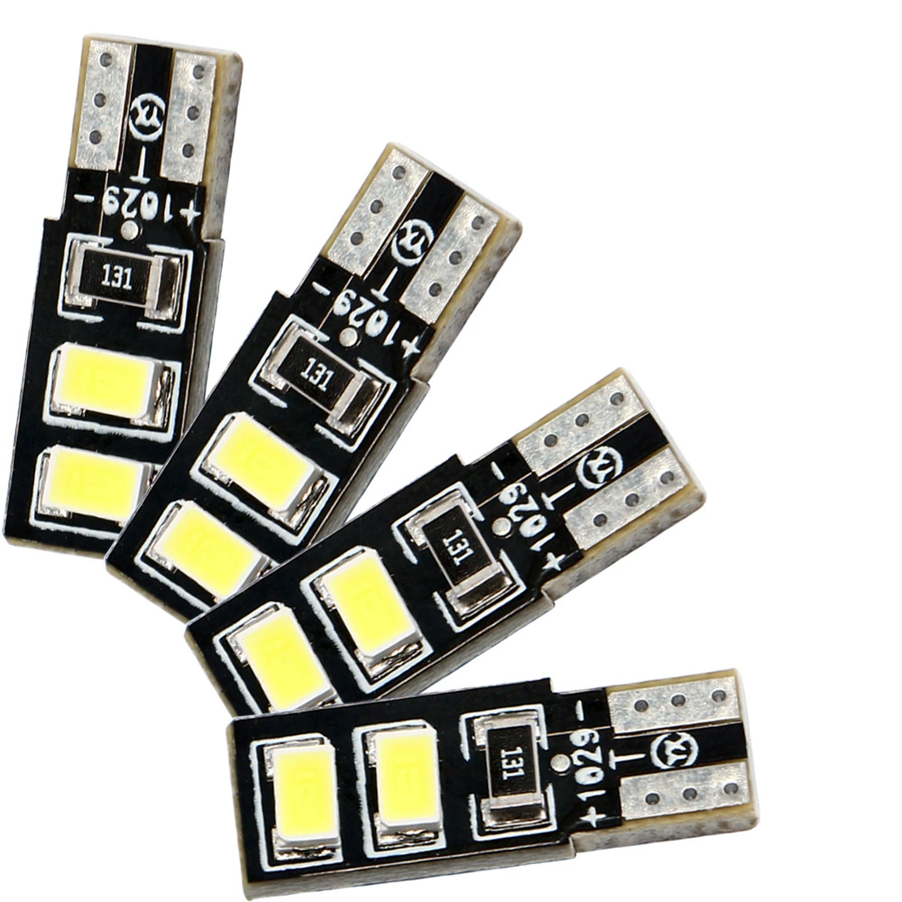 Светодиодный фонарь ширины автомобиля T10 5630 4SMD кодирование светильник номера чтения света бесступенчатый люк свет заднего багажника свет