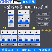 正泰昆仑 NXB-125 大电流1P2P3P4P小型断路器 空开63A 80A100A125