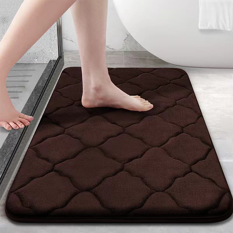 Tappeto bagno illusione 3d chenille morbido antiscivolo_voghion.com