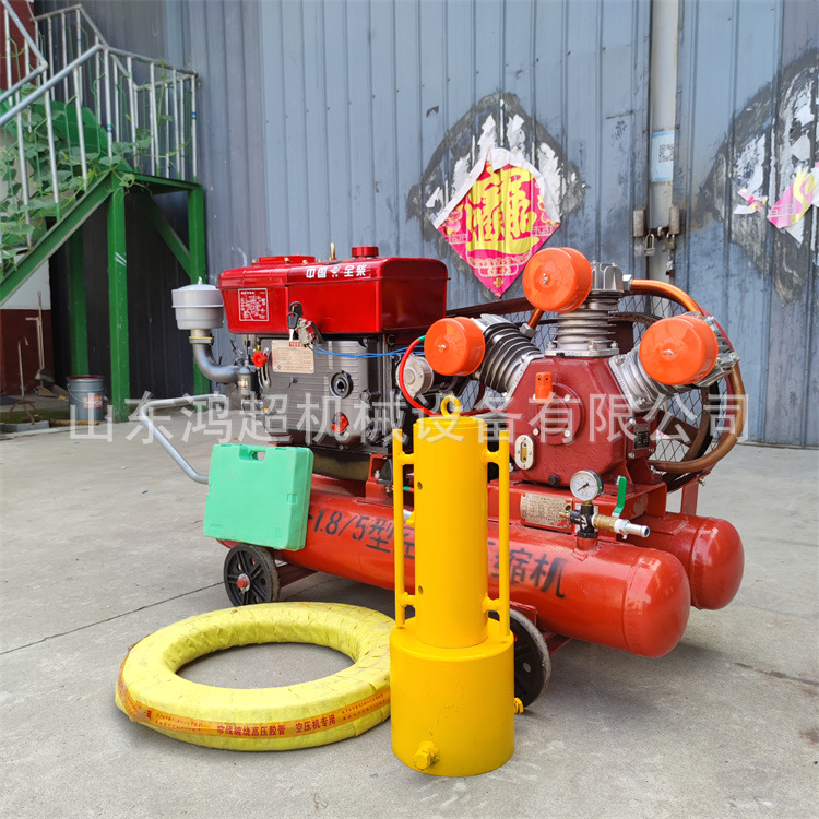 手持二冲程植桩机汽油防汛打桩机 小型便携式打桩锤