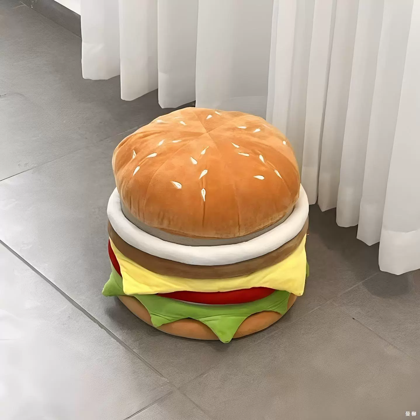 2025 Гамбургский табурет для хранения игрушек, ящик для хранения игрушек, небольшой табурет, бытовой низкий табурет, креативный сидячий табурет, прочный дверной табурет для смены обуви