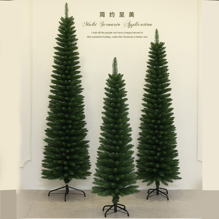 尖头铅笔圣诞树专为跨境市场设计适合节日装饰提升居家氛围