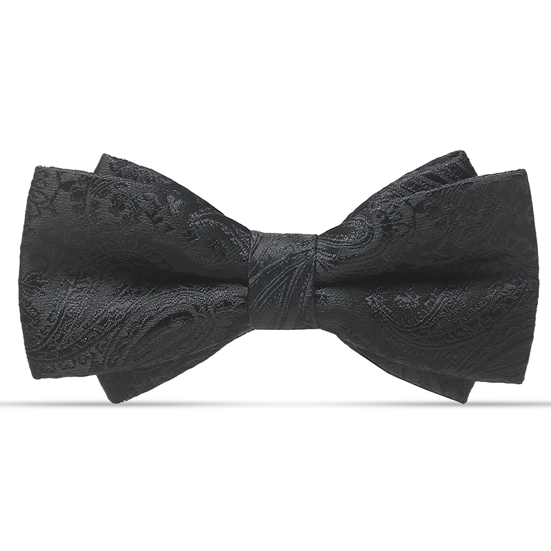 우아한 블랙 캐슈 나비넥타이