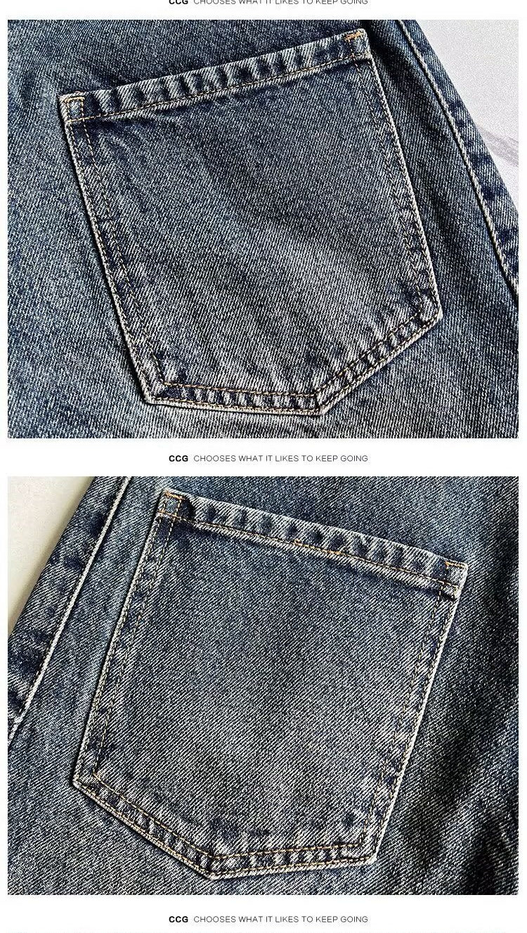 High End Men's Embroidered Straight Leg Jeans Loose Fit Casual Long Pants Trendy Brand Plus Size Autumn/Winter New Style 2025_mkmklike.com