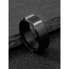 S 17651 Matte Titanium Steel Ring �Ѹ�ĥɰ�����ָ�羳��