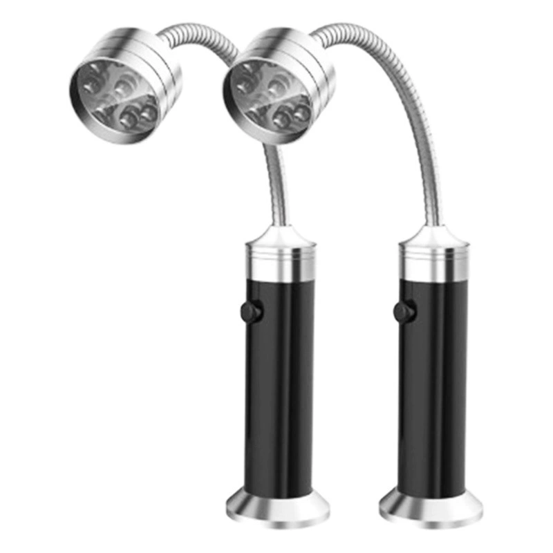 Трансграничный 9-светодиодный фонарик с магнитным шлангом для барбекю, гибкий Автомобильный ремонтный рабочий свет, аварийное освещение