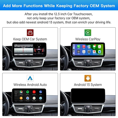 CarPlay/HiCar/auto Central Control – Simsiz CarPlay və Android Auto