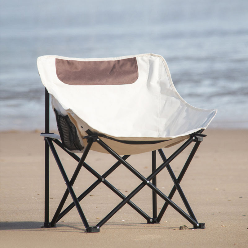 Outdoor Folding Moon Chair Picnic Chair Art Student Portable Backrest Folding Stool Beach Chair Fishing Chair Wholesale
