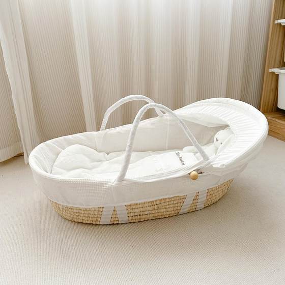 Carrying Basket Portable Small Sleeping Basket Bed-in-bed Newborns Hand-made Basket Baby Recliner New Product Baby Cradle
