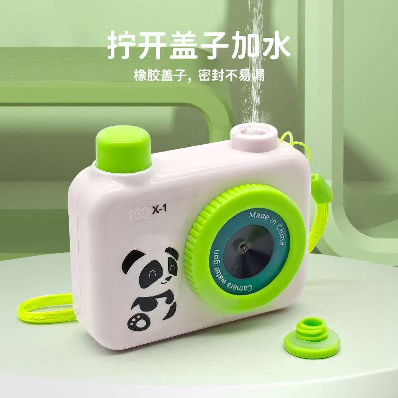 Cámara de simulación de parodia divertida y portátil, cámara de juguete divertida, pistola de agua, accesorios para toda la persona, rociador creativo