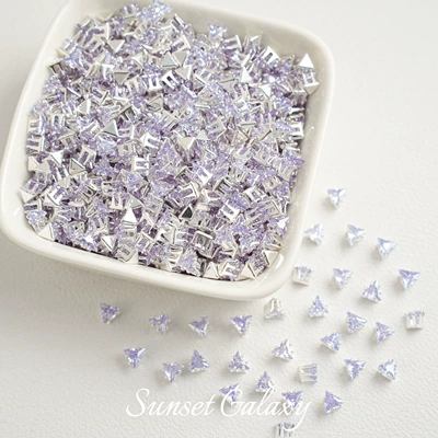 Zərgərlik ara hissələri | Accessories - 4mmpurple-silver-30-pieces