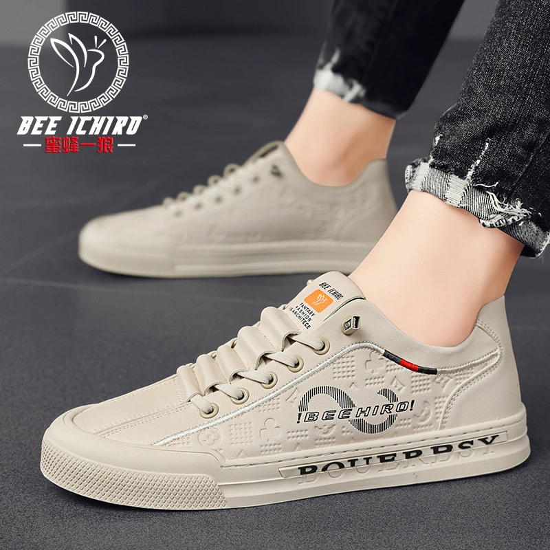 Sneakers BeeWolf, модные белые кроссовки, универсальная повседневная обувь, натуральная кожа