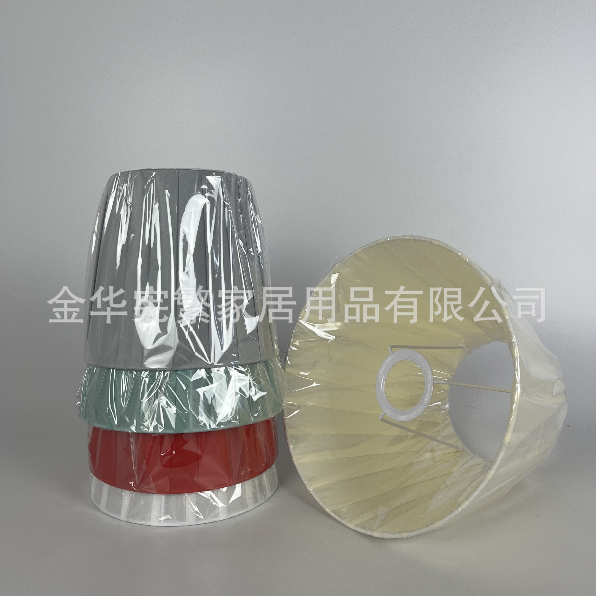 Coreana chica ins lámpara cubierta de tela envuelta lámpara cubierta de tela dormitorio E27 hotel residencial LED sombreante DIY creativo